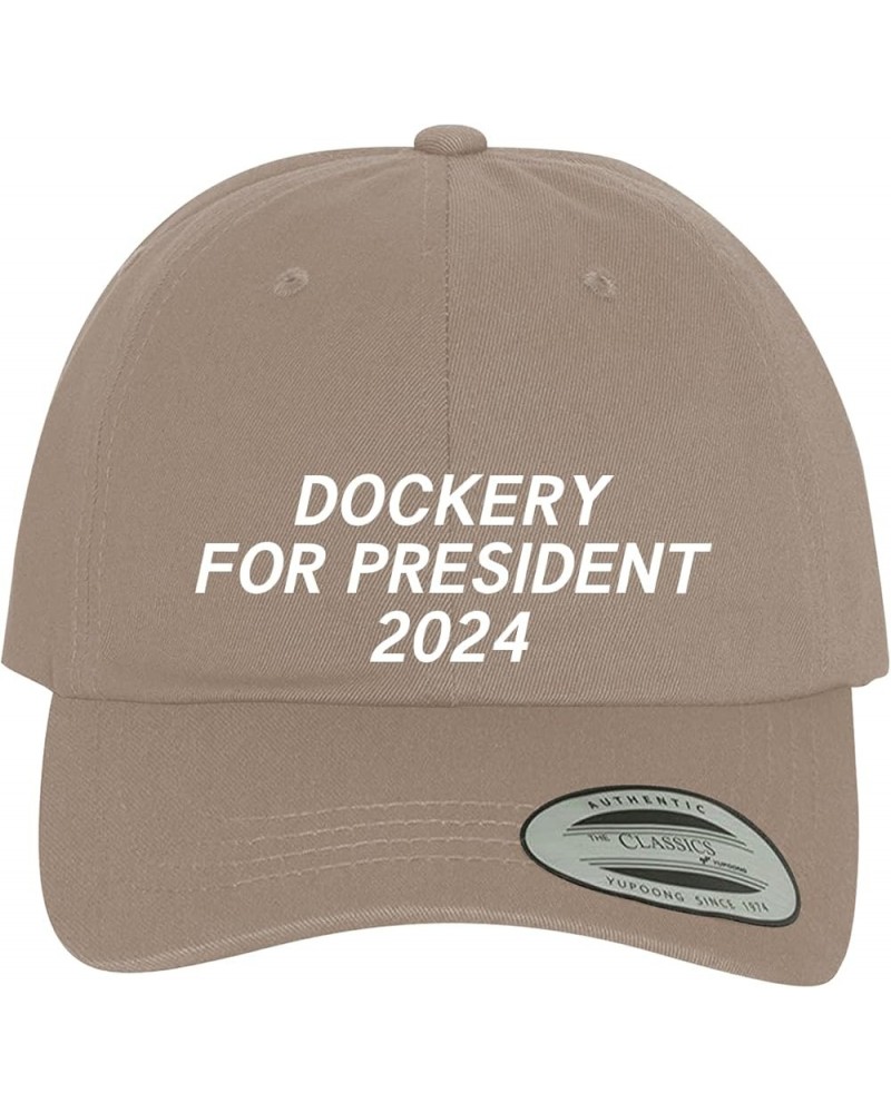 Dockery for President 2024 - Comfortable Dad Hat Baseball Cap Khaki $17.92 Baseball Caps