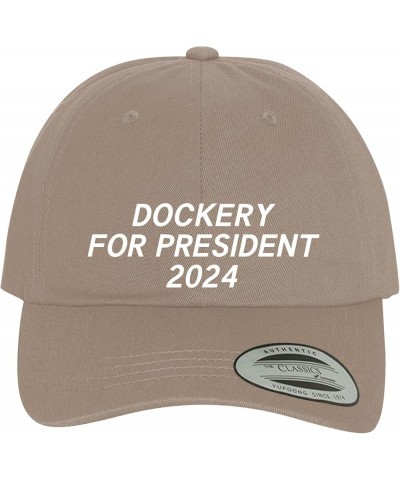 Dockery for President 2024 - Comfortable Dad Hat Baseball Cap Khaki $17.92 Baseball Caps