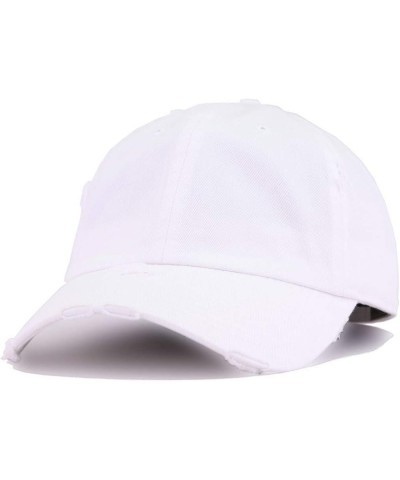 Papi Vintage Baseball Cap Embroidered Cotton Adjustable Distressed Dad Hat White $10.50 Baseball Caps