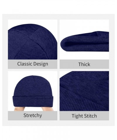 Spitters are Quitters Warm Daily Skull Cap,Gift for Men Women Winter Knit Hat Navy Blue $11.88 Skullies & Beanies