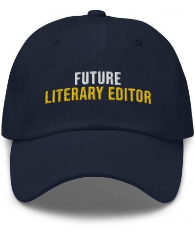 Future Little Sis Hat (Embroidered Dad Cap) Little Sis Apparel Navy $20.79 Baseball Caps