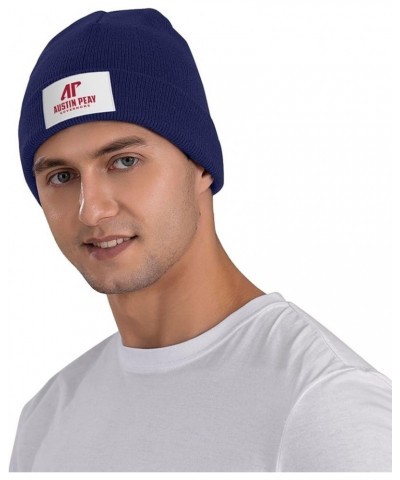 Austin Peay State University Stretch Beanie Knit Hat for Men Women Winter Fall Spring Warm Cap Navy Blue $11.03 Skullies & Be...