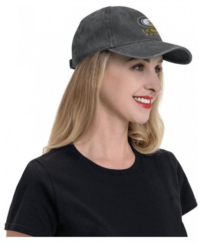 Uc Davis Aggies University Logo Cowboy Hats，Unisex Adjustable for Hat Baseball Cap Casquette Black $14.74 Cowboy Hats