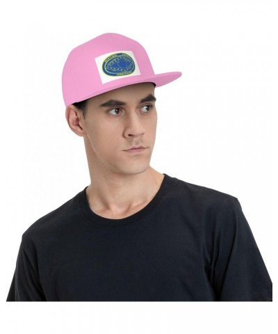 Flag of Benton County, Arkansas Baseball Cap for Men Women Snapback Hat Trucker Flat Bill Caps Sun Hat Pink $12.48 Baseball Caps