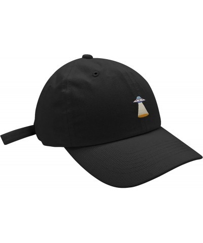 UFO Baseball Cap Embroidered Cotton Dad Hat - Area 51 Black $9.59 Baseball Caps