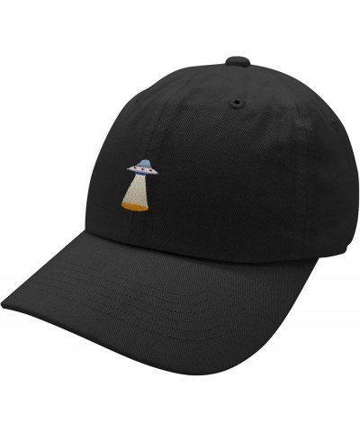 UFO Baseball Cap Embroidered Cotton Dad Hat - Area 51 Black $9.59 Baseball Caps