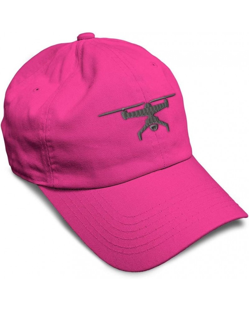 Soft Baseball Cap Drone Picture A Other Military Warfare Cotton Air Strike Dad Hats for Men & Women Hot Pink Design Only $11....