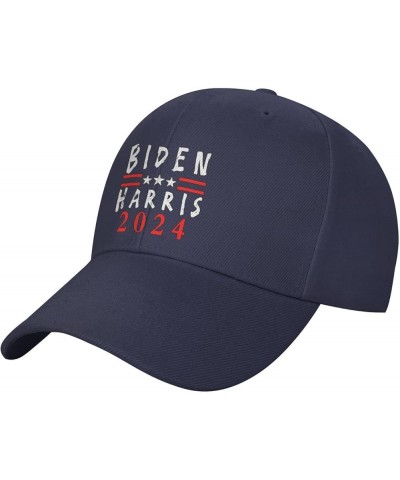 Biden Harris 2024 Baseball Cap Adjustable Snapback Hip Hop Cotton Baseball Cap Trucker's Hat Dad Hat Navy $10.78 Baseball Caps