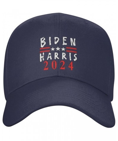 Biden Harris 2024 Baseball Cap Adjustable Snapback Hip Hop Cotton Baseball Cap Trucker's Hat Dad Hat Navy $10.78 Baseball Caps