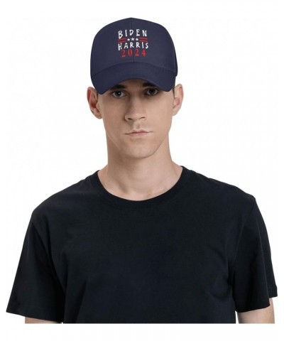 Biden Harris 2024 Baseball Cap Adjustable Snapback Hip Hop Cotton Baseball Cap Trucker's Hat Dad Hat Navy $10.78 Baseball Caps