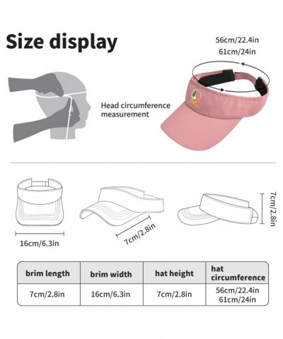 It's 5 o'clock Somewhere Hat Sun Visor for Men Sun Visors Funny Sports Hat Pink $8.81 Visors