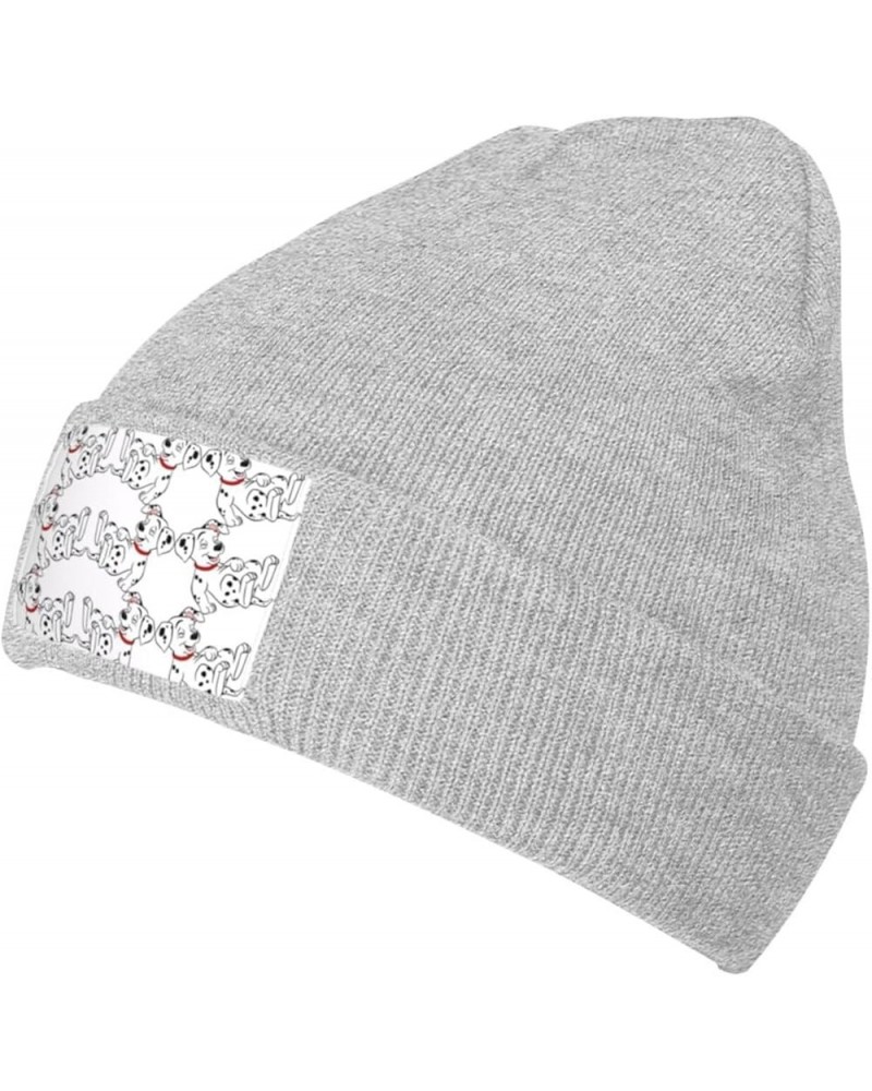 Cute Dalmatian Picture Black Warm aldult Knit Hat Cap : Soft Good Elasticity Suitable for Daily and Outdoor Sports Gray $11.4...