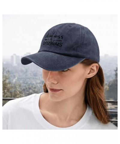 Kuidness is Conlagious(5 Baseball Cap Mens Running Hat Cyan Blue Womens Golf Hat Gifts for Men Cool Cap $28.59 Sun Hats