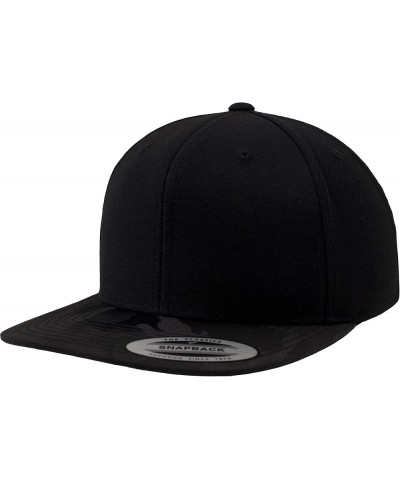 Camo Visor Snapback Cap Black Camo $21.77 Visors