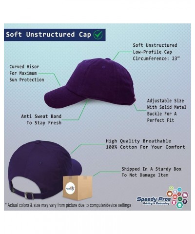 Soft Baseball Cap Forever Friends Style B Cotton Dad Hats for Men & Women Purple $15.65 Baseball Caps