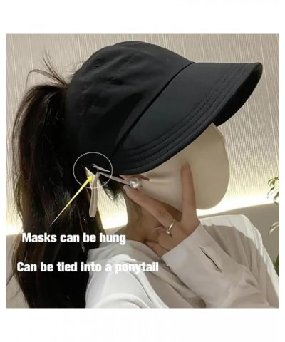 Outdoor UV Protection Hollow Top Sun Hat, 2024 New Women's Large Brim Uv Protection Empty Top Sun Hat Wide Hat Coffee $9.34 S...