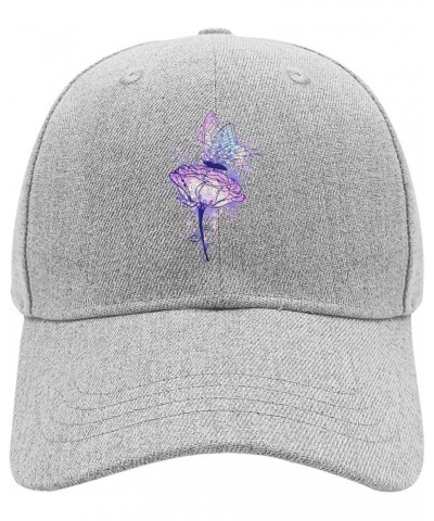 Baseball Cap Flowers with Butterfly Dad Hat for Women Graphic Camo Snapbacks for Gifts Pale $9.88 Baseball Caps