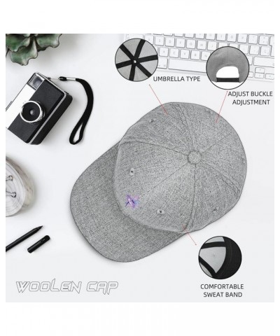 Baseball Cap Flowers with Butterfly Dad Hat for Women Graphic Camo Snapbacks for Gifts Pale $9.88 Baseball Caps