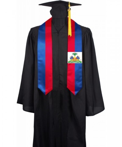 Haiti Flag Graduation Stole Sash, Haiti Flag Graduation Shawl Sash Stole Wraps Scarf For International Study Pride Women Men ...