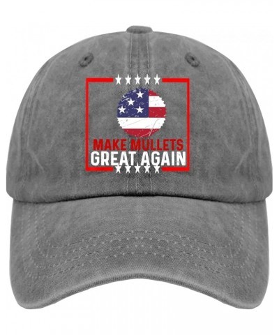 Baseball Hat for Women Biden Funny Hats for Men Cool Cap Light Weight Make mullets Great Again Sun Cap Pigment Gray $9.67 Visors