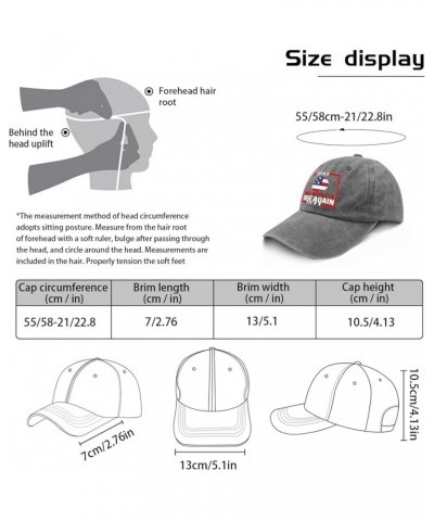 Baseball Hat for Women Biden Funny Hats for Men Cool Cap Light Weight Make mullets Great Again Sun Cap Pigment Gray $9.67 Visors