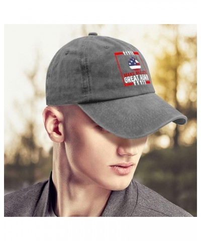 Baseball Hat for Women Biden Funny Hats for Men Cool Cap Light Weight Make mullets Great Again Sun Cap Pigment Gray $9.67 Visors