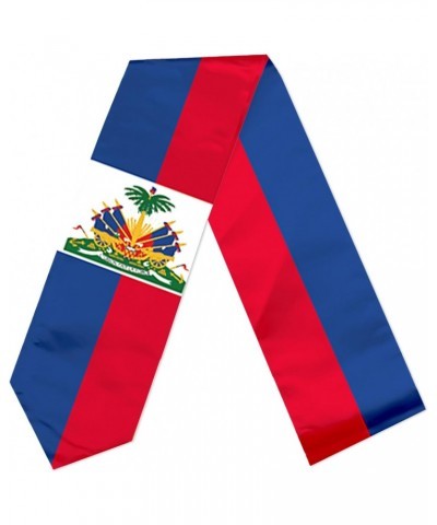 Haiti Flag Graduation Stole Sash, Haiti Flag Graduation Shawl Sash Stole Wraps Scarf For International Study Pride Women Men ...