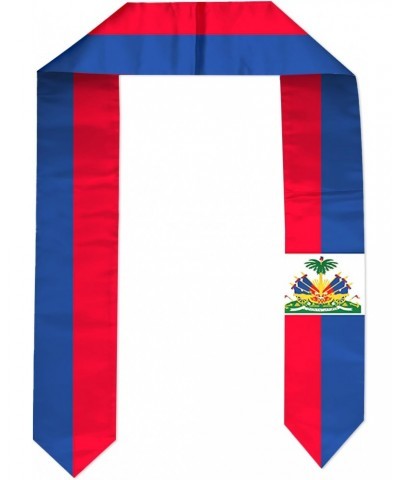 Haiti Flag Graduation Stole Sash, Haiti Flag Graduation Shawl Sash Stole Wraps Scarf For International Study Pride Women Men ...