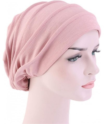 Women Stretch Sleep Chemo Hat Beanie Sleep Turban Headwear Cap Head Wrap for Cancer Hair Loss Tjm-267-purple $10.78 Skullies ...