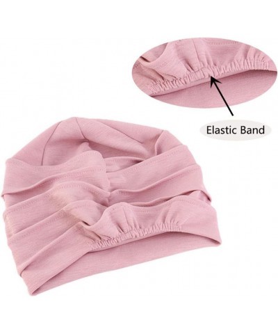 Women Stretch Sleep Chemo Hat Beanie Sleep Turban Headwear Cap Head Wrap for Cancer Hair Loss Tjm-267-purple $10.78 Skullies ...