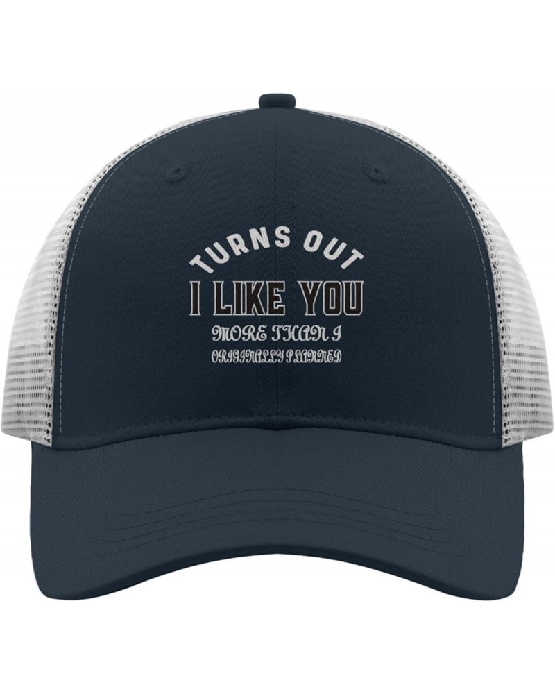 turnss Out i Like You More thans i Originally plannedd Hats Womens Summer hat Apricot Men's Hats Gifts for Son Golf Hat Marin...