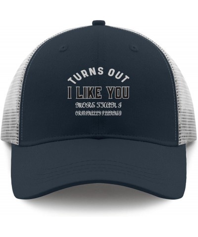 turnss Out i Like You More thans i Originally plannedd Hats Womens Summer hat Apricot Men's Hats Gifts for Son Golf Hat Marin...