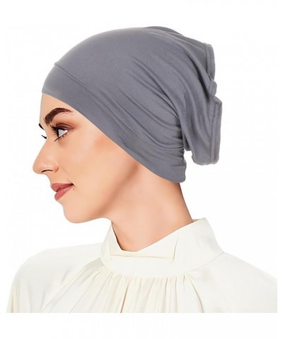 Under Scarf Hijab Caps for Women Muslim Islamic Undercap Inner Cap Head Wraps Turbans Dreadlock Hat A $9.47 Skullies & Beanies