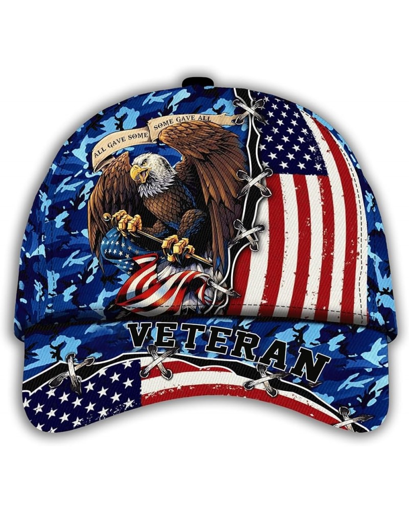 All Gave Some Veteran Cap, Camo Eagle Veteran Hat, Veteran Day Gifts for Dad Grandpa, 3D Printed Cap, US Flag Hat Color 3 $13...