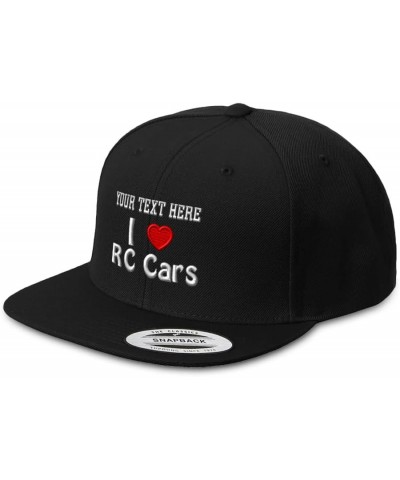 Snapback Hats for Men & Women I (Love) Rc Cars Red Heart Hobbies Lovers Acrylic Black Personalized Text Here $16.45 Baseball ...