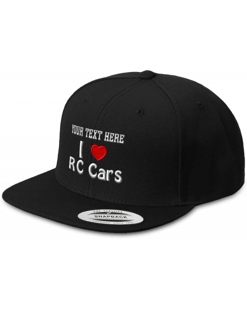 Snapback Hats for Men & Women I (Love) Rc Cars Red Heart Hobbies Lovers Acrylic Black Personalized Text Here $16.45 Baseball ...