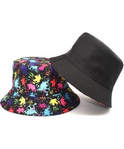 Women Sun Hat Wide Brim Beach Hat Adjustable Bucket Hat Summer Hats Coneflower 54 4-black $12.85 Sun Hats