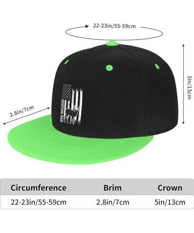 Hunting Dad USA Flag Baseball Cap for Men Women Snapback Hat Adjustable Flat Bill Hats Green $9.89 Baseball Caps