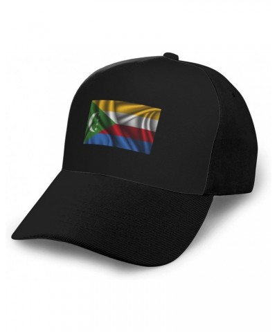 Silk Style Flag of The Comoros Baseball Cap Women Men Hat Outdoor Leisure Sun Hat Adjustable Truck Driver Baseball Caps Dad H...