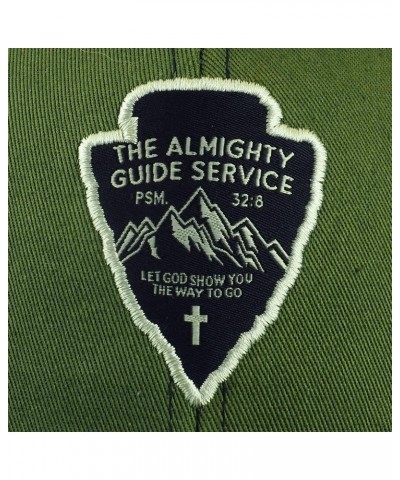 Mens Cap - Almighty Guide Service - Green - One Size Fits Most $17.48 Baseball Caps