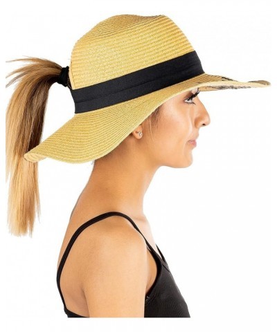 Women's Ponytail Messy Bun UPF 50 Embroidered Adjustable Beach Sun Hat Bride Tribe $19.10 Sun Hats