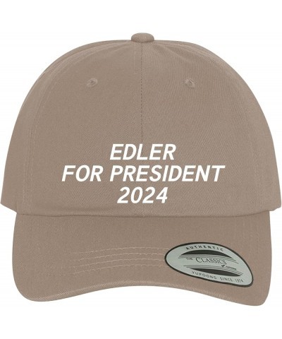 Edler for President 2024 - Comfortable Dad Hat Baseball Cap Khaki $22.23 Baseball Caps