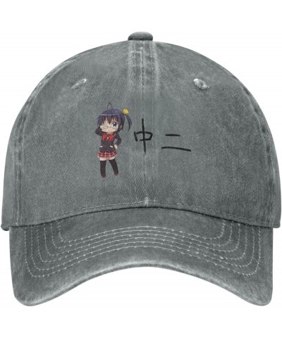 Love, Chunibyo & Other Delusions Baseball Cap Vintage Washed Denim Hat Adjustable Unisex Outdoor Ball Cap Black Gray $11.58 B...