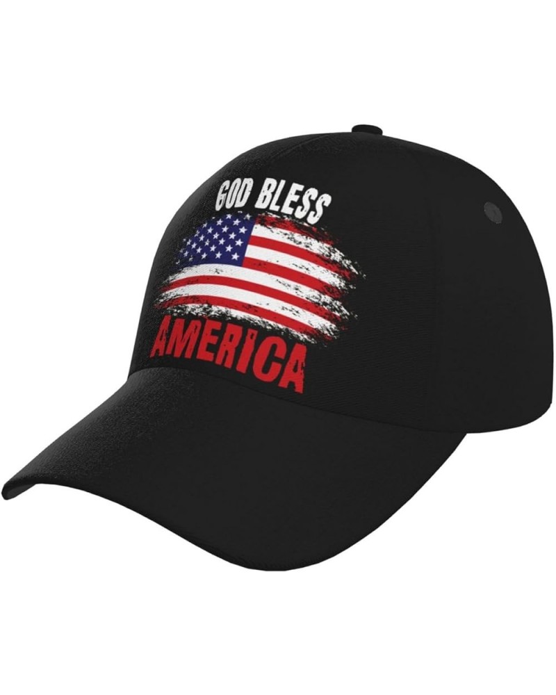 USA Flag Baseball Cap Bald Eagle Patriotic Hat for Men Women, Independence Day Baseball Hat Unisex God Bless America With Ame...