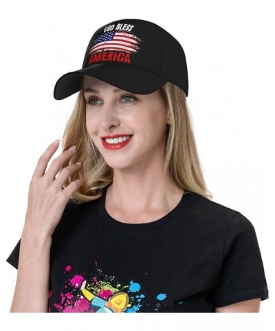 USA Flag Baseball Cap Bald Eagle Patriotic Hat for Men Women, Independence Day Baseball Hat Unisex God Bless America With Ame...