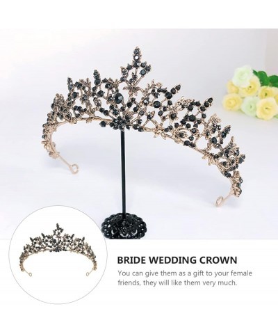 2 pieces Baroque Queen Crown, Elegant Crown Headdress Bride Headdress Bride Wedding Crown Rhinestone Tiara Jewelry tiara for ...