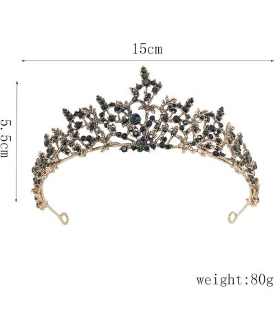 2 pieces Baroque Queen Crown, Elegant Crown Headdress Bride Headdress Bride Wedding Crown Rhinestone Tiara Jewelry tiara for ...