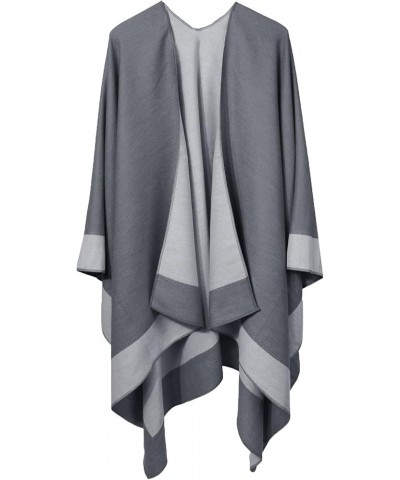 Womens Pashmina Shawls and Wraps Soft Winter Warm Reversible Oversized Blanket Scarf Bicolor Frame-bicolorgrey $18.55 Scarves