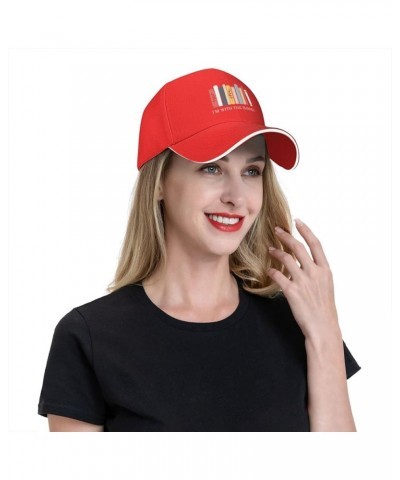 I'm with The Banned Baseball Cap Casual Mens Woman's Cowboy Hats Washable Adjusting Cowboy Hats Red $14.73 Baseball Caps