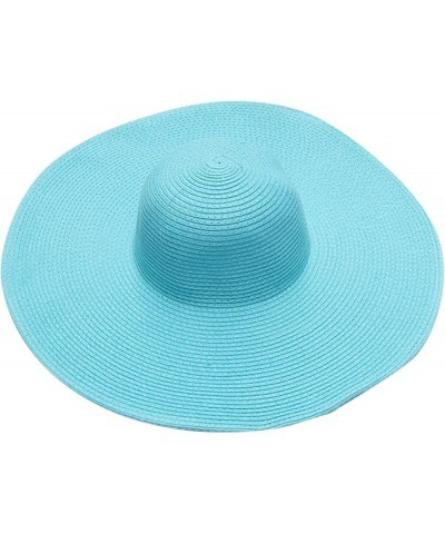 Womens Summer Baseball Hat Outdoor Wide Protection Foldable Ponytail Mesh Sun Visor Cap with Removable Running Sky Blue-b $8....